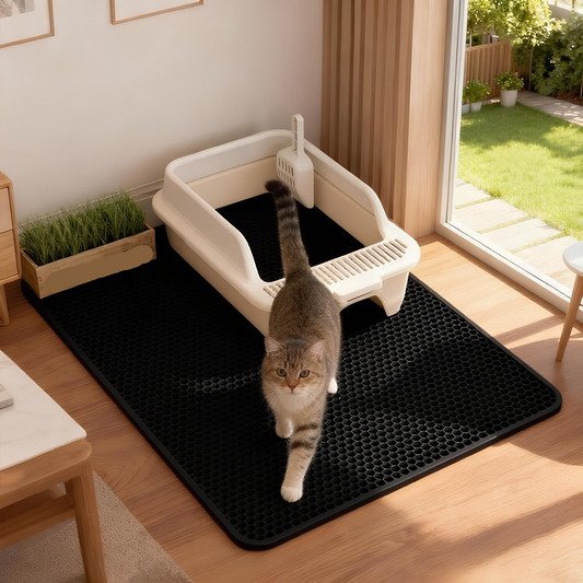 Double Layer Cat Litter Mat, EVA Material