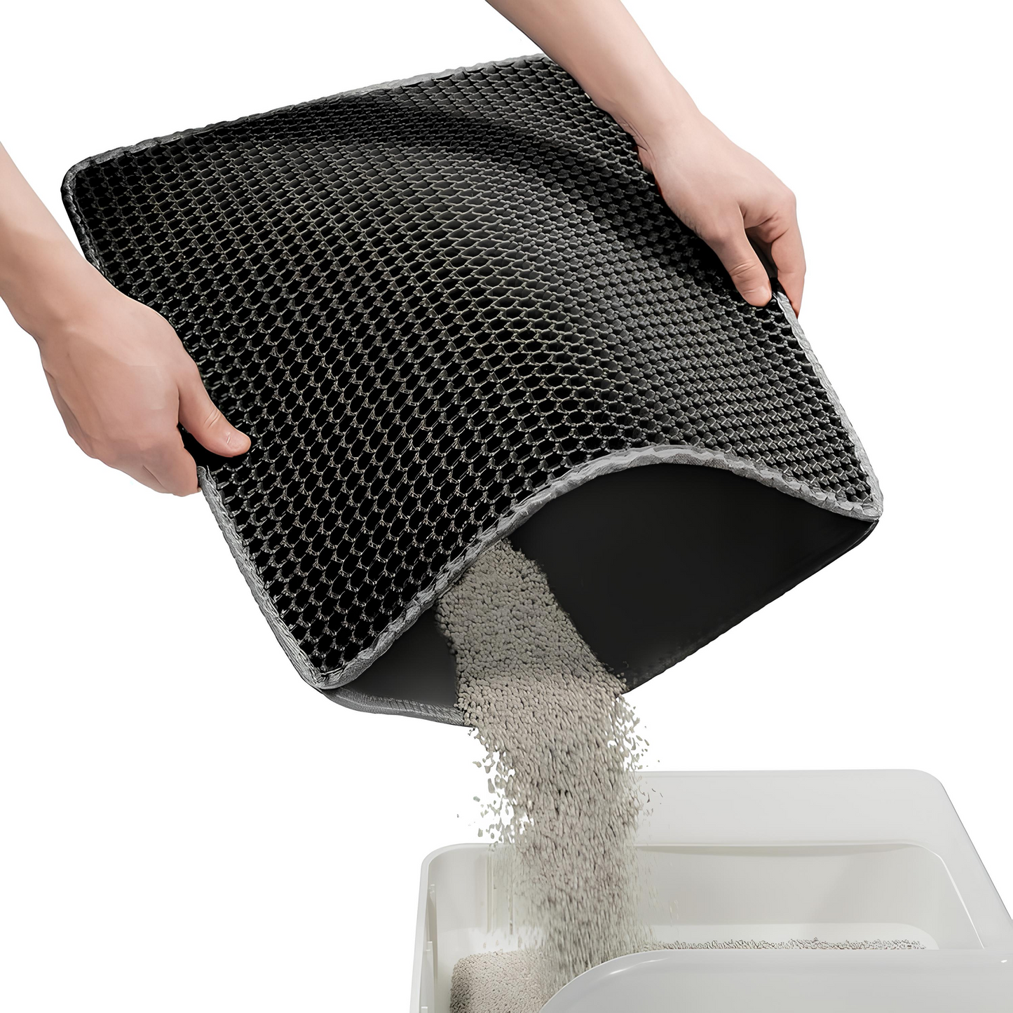 Double Layer Cat Litter Mat, EVA Material